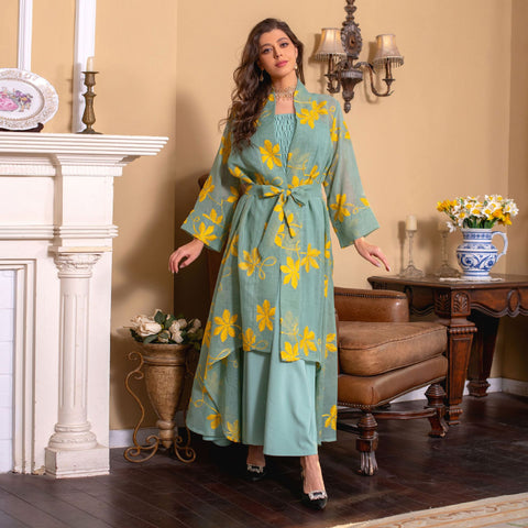 جلابية قطعتين للمناسبات تصميم فستان سهرة - Lagonna | لاقونا جلابية قطعتين للمناسبات تصميم فستان سهرة - Lagonna | لاقونا