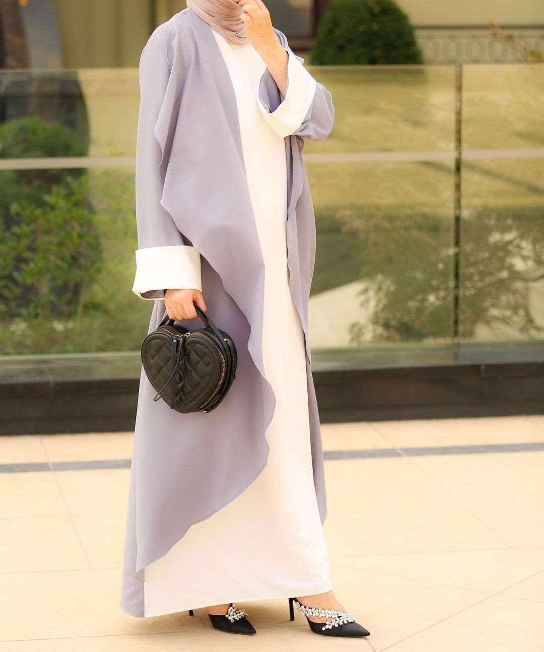 جلابية تصميم عباية قطعتين جلابية تصميم عباية قطعتين