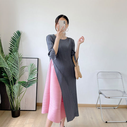 فستان سهرة انيق بالوان مميزة تصميم كوري - Lagonna | لاقونا