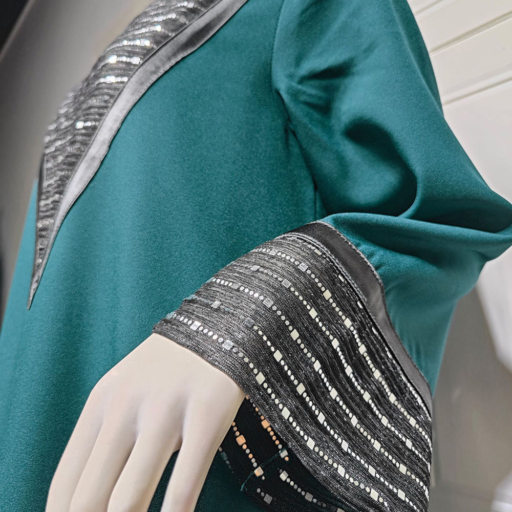 جلابية عشبي تطريز خرز للمناسبات - Lagonna | لاقونا جلابية عشبي تطريز خرز للمناسبات - Lagonna | لاقونا