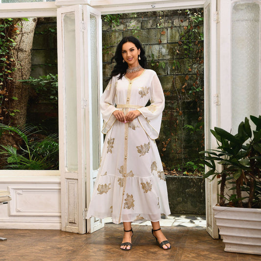 جلابية عصرية كشكش قفطان - Lagonna | لاقونا