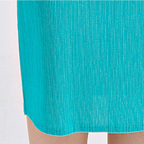 فستان ناعم و انيق عصري تصميم ازياء كورية بدون اكمام ميدي - Lagonna | لاقونا