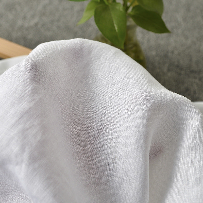 قميص رجالي كتان تصميم شيرت لون ابيض سادة - Lagonna | لاقونا قميص رجالي كتان تصميم شيرت لون ابيض سادة - Lagonna | لاقونا