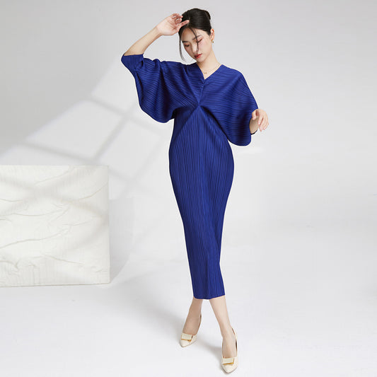 فستان ازرق تصميم عصري - Lagonna | لاقونا