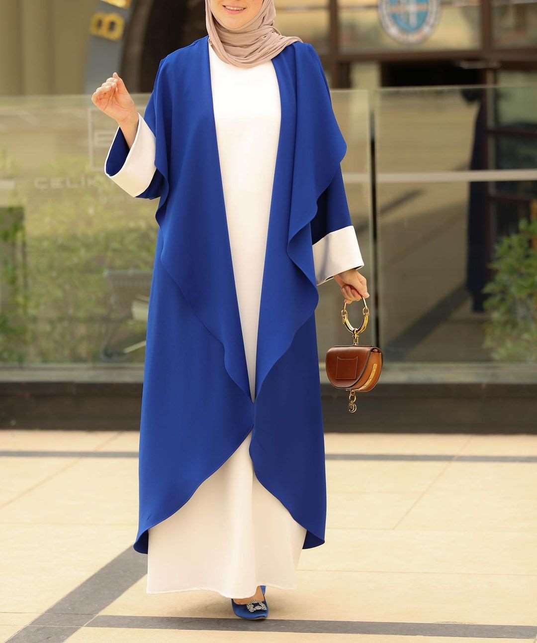 جلابية تصميم عباية قطعتين جلابية تصميم عباية قطعتين