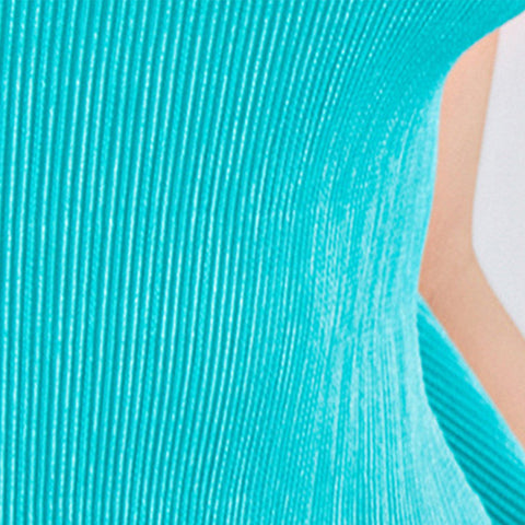 فستان ناعم و انيق عصري تصميم ازياء كورية بدون اكمام ميدي - Lagonna | لاقونا