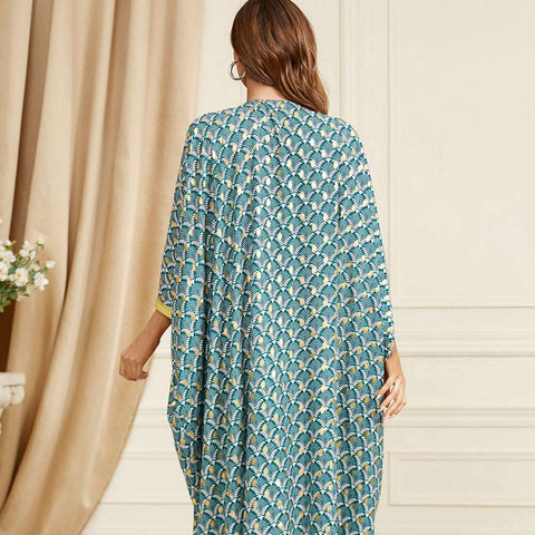 جلابية تصميم دراعة كويتي مشجر جلابية تصميم دراعة كويتي مشجر