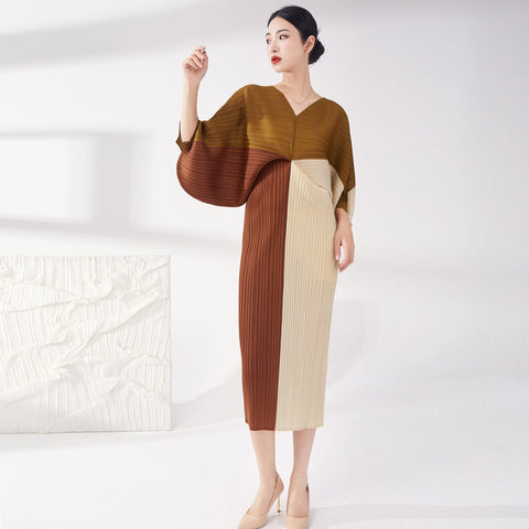 فستان سهرة تصميم كوري الوان متناغمه عصرية - Lagonna | لاقونا