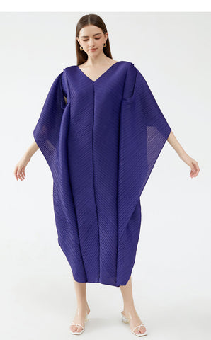 فستان سهرة فضفاض تصميم عصري خطوط ازياء كورية - Lagonna | لاقونا