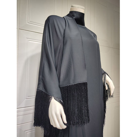 جلابية راقية اطراف هدب - Lagonna | لاقونا جلابية راقية اطراف هدب - Lagonna | لاقونا