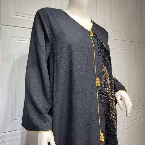 جلابية سوداء للمناسبات - Lagonna | لاقونا جلابية سوداء للمناسبات - Lagonna | لاقونا