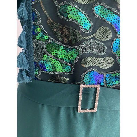 فستان سهرة انيق تطريز ترتر - Lagonna | لاقونا فستان سهرة انيق تطريز ترتر - Lagonna | لاقونا