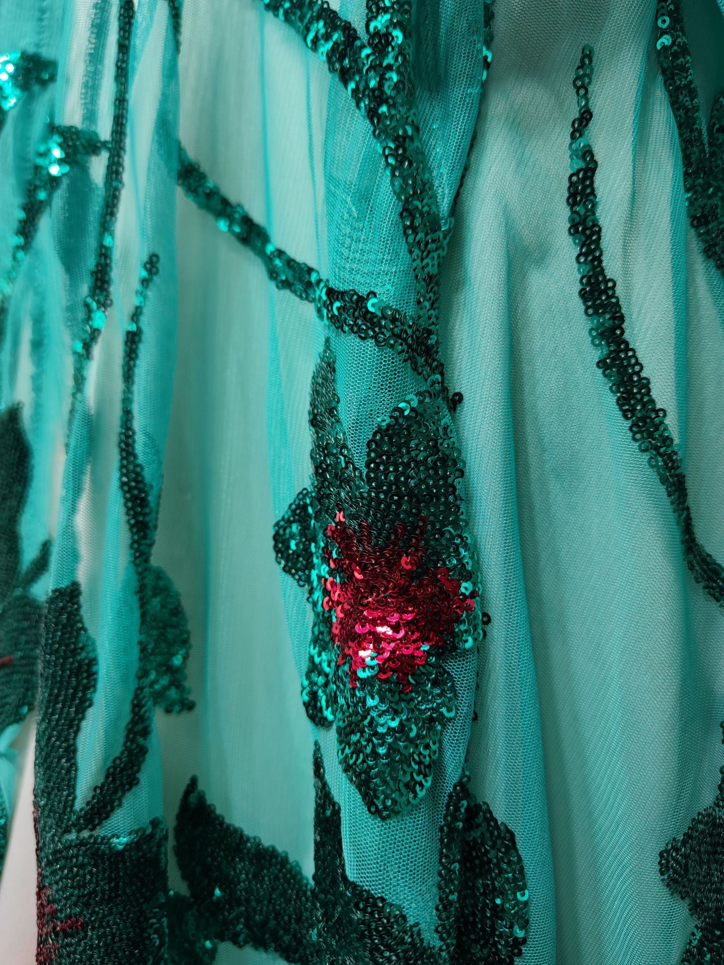 جلابية شيفون مطرز لون ازرق - Lagonna | لاقونا جلابية شيفون مطرز لون ازرق - Lagonna | لاقونا