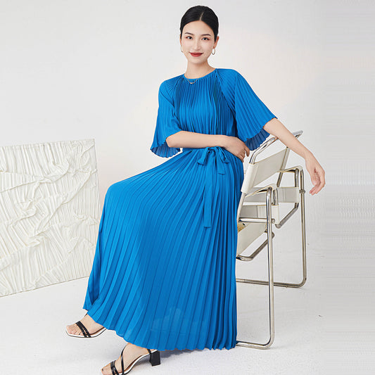 فستان سهرة عصري تصميم فرنسي بحزام - Lagonna | لاقونا