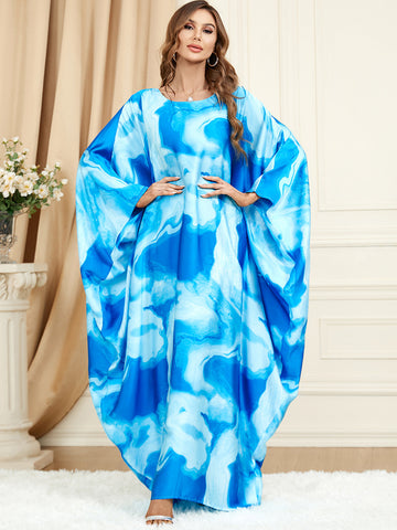 جلابية مموجة اكمام فراشة عصرية - Lagonna | لاقونا جلابية مموجة اكمام فراشة عصرية - Lagonna | لاقونا