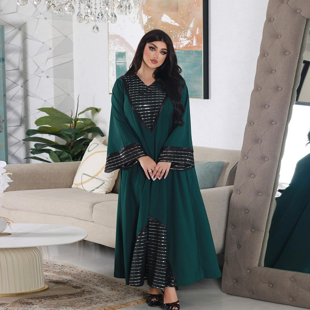 جلابية عشبي تطريز خرز للمناسبات - Lagonna | لاقونا جلابية عشبي تطريز خرز للمناسبات - Lagonna | لاقونا