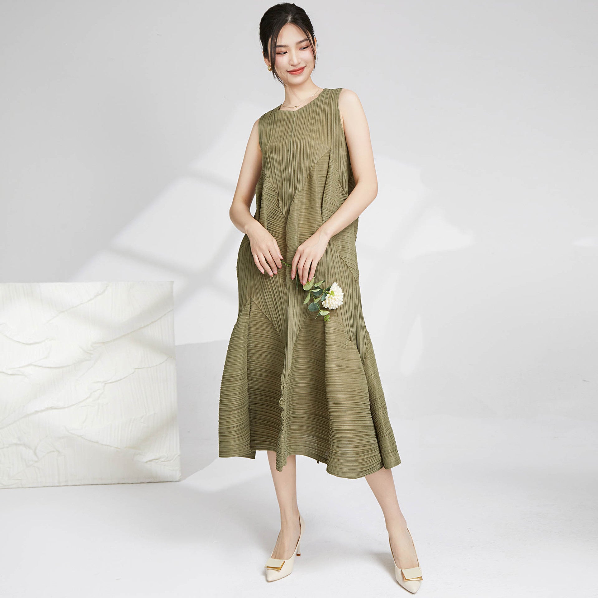 فستان بوهيمي انيق بنسيج قماش عصري - Lagonna | لاقونا فستان بوهيمي انيق بنسيج قماش عصري - Lagonna | لاقونا