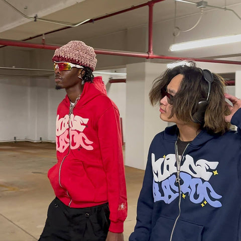 هودي كاجوال شبابي - طباعة حروف بارزة - ستايل هيب هوب هودي كاجوال شبابي - طباعة حروف بارزة - ستايل هيب هوب