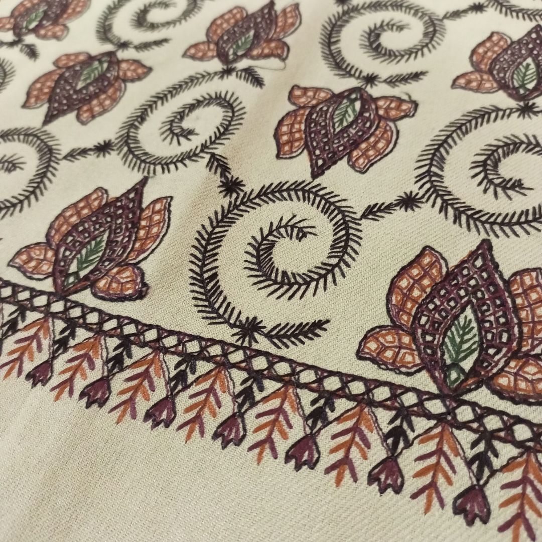 شال كشميري تفاحي طويل شرقي - Lagonna | لاقونا شال كشميري تفاحي طويل شرقي - Lagonna | لاقونا