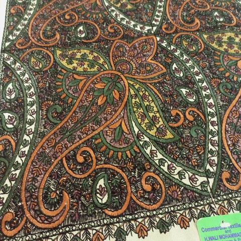 شال كشميري تفاحي فاخر تطريز شرقي - Lagonna | لاقونا شال كشميري تفاحي فاخر تطريز شرقي - Lagonna | لاقونا