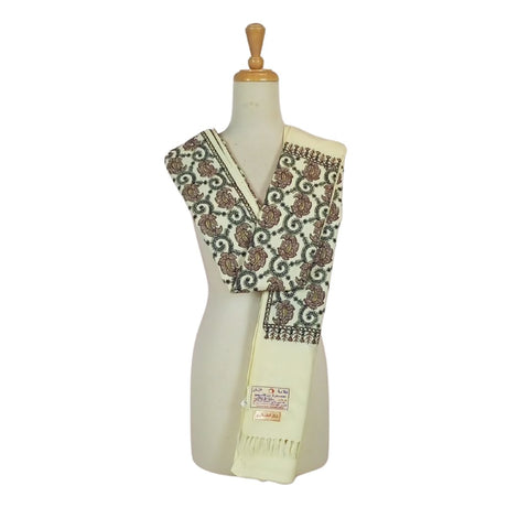 شال كشميري ابيض شرقي - Lagonna | لاقونا شال كشميري ابيض شرقي - Lagonna | لاقونا