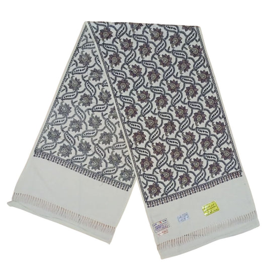 شال كشميري ابيض تطريز اسلامي - Lagonna | لاقونا