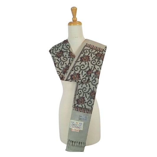 شال كشميري رمادي تطريز كامل - Lagonna | لاقونا