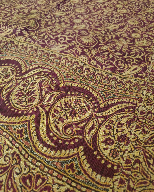 شال شتوي فاخر لون احمر