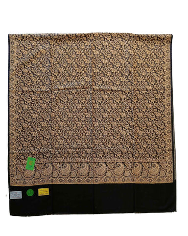 شال شتوي فاخر اسود مذهب شال شتوي فاخر اسود مذهب