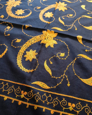 شال كشميري كحلي شال كشميري كحلي