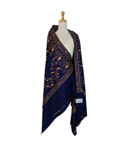 شال كشميري كحلي شال كشميري كحلي