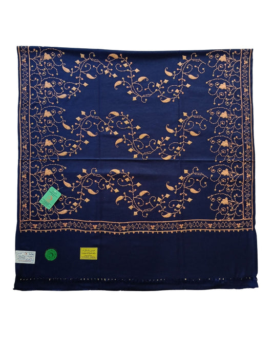 شال كشميري كحلي