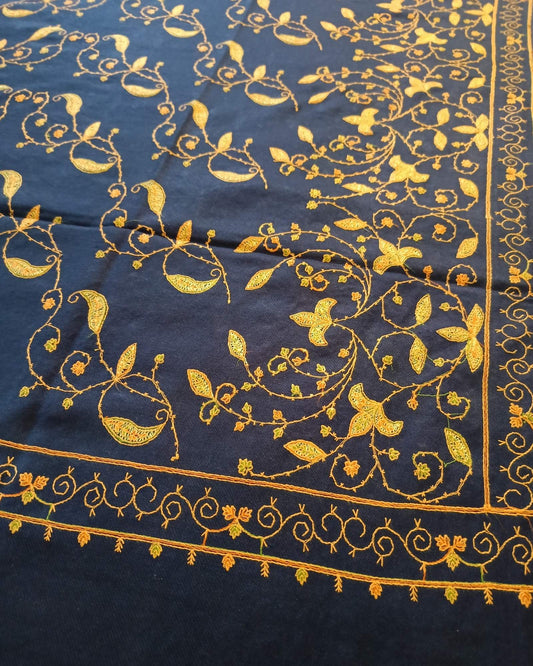 شال كشميري كحلي