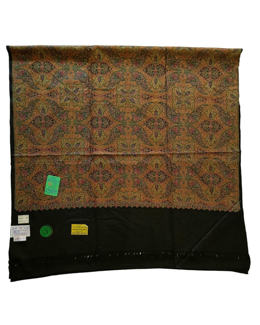 شال كشميري فاخر اسود