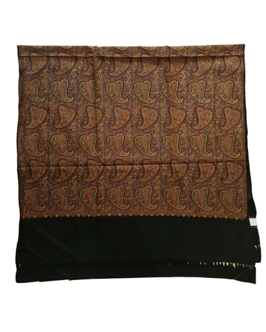 شال كشميري اسود فاخر شال كشميري اسود فاخر