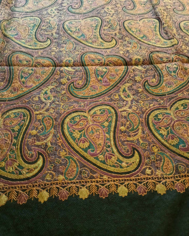 شال كشميري اسود فاخر شال كشميري اسود فاخر