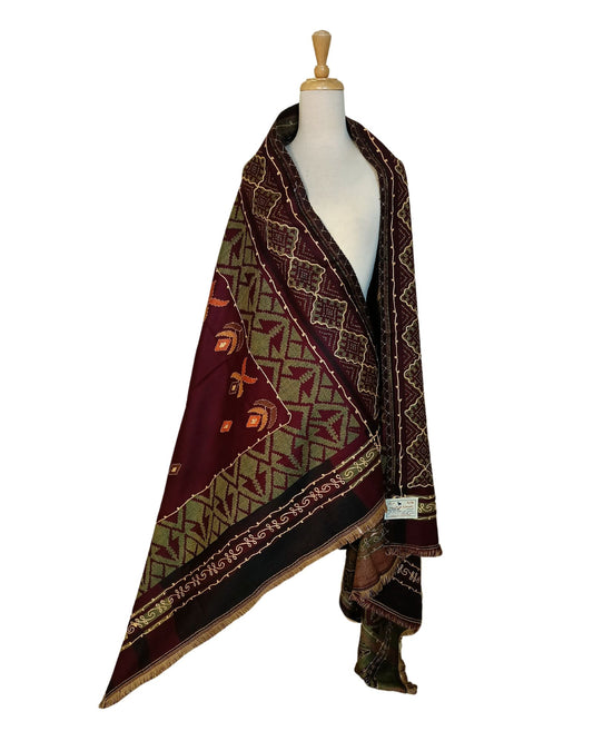 شال كشميري تراثي عودي