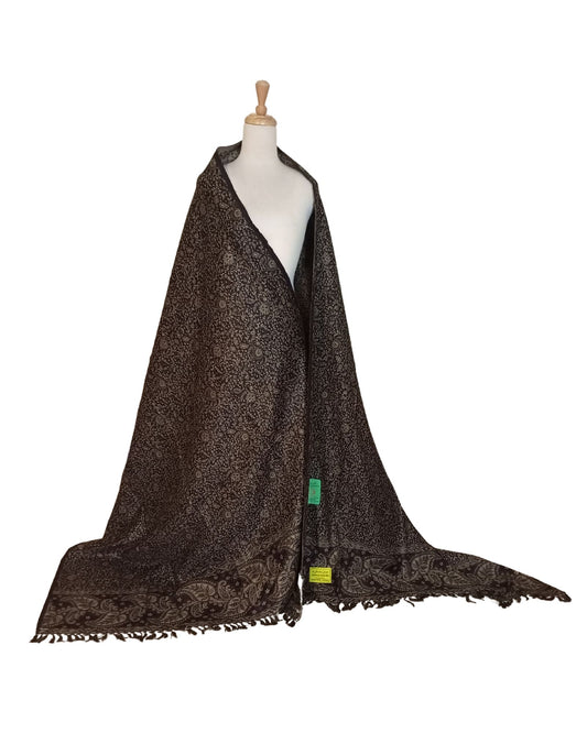 شال كشميري ملكي بني