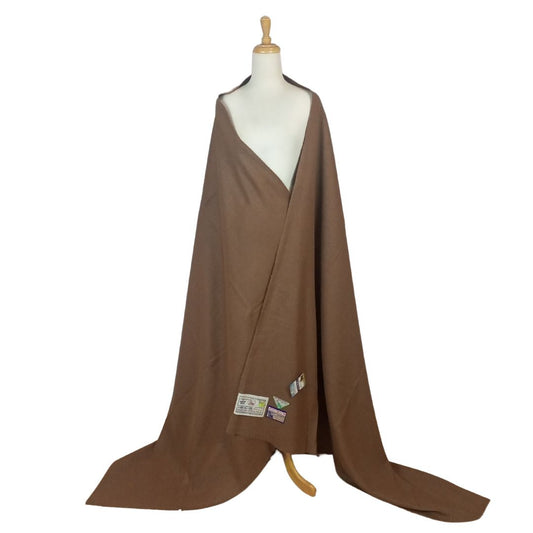 شال كشميري بني صوف ثقيل ملحف - Lagonna | لاقونا
