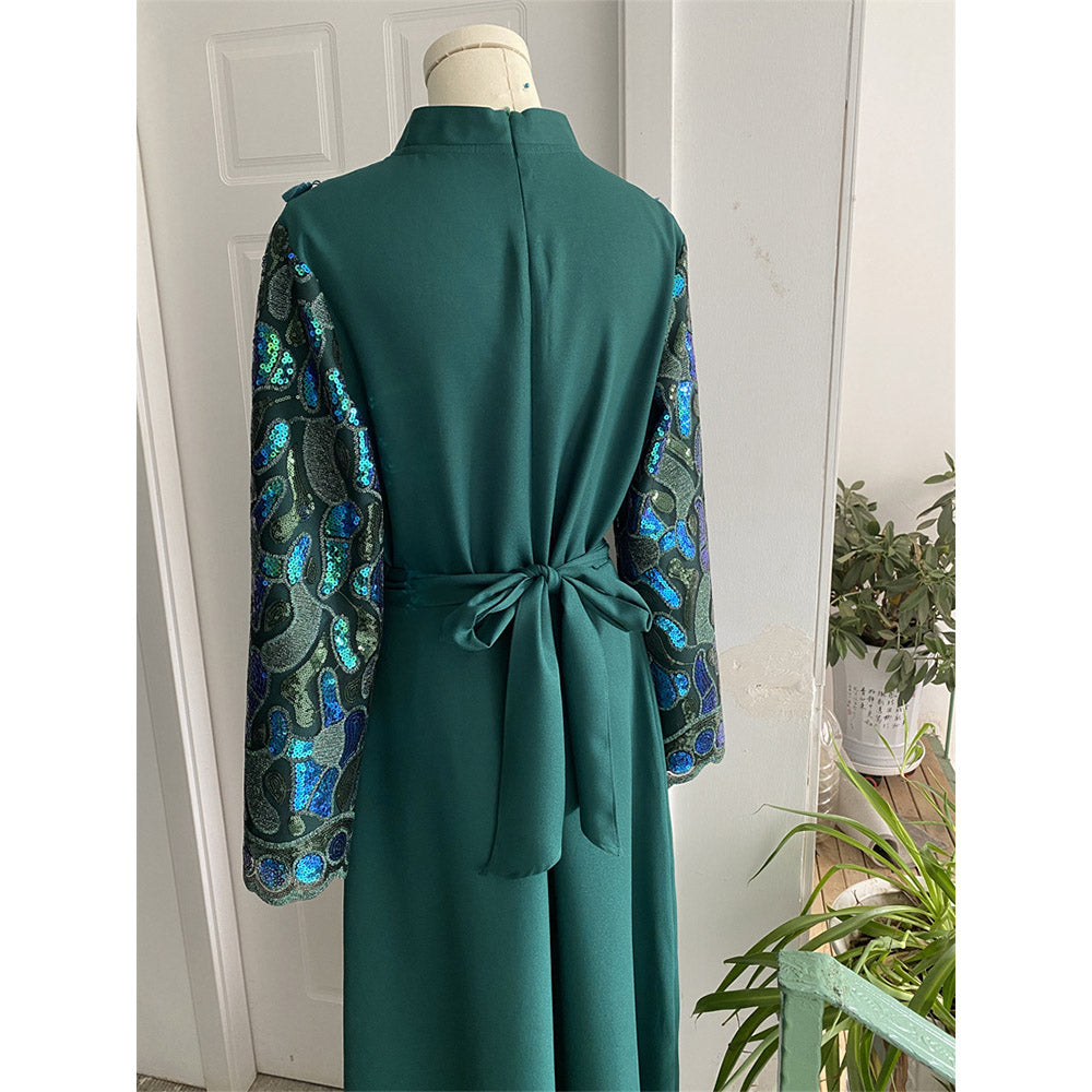 فستان سهرة انيق تطريز ترتر - Lagonna | لاقونا فستان سهرة انيق تطريز ترتر - Lagonna | لاقونا