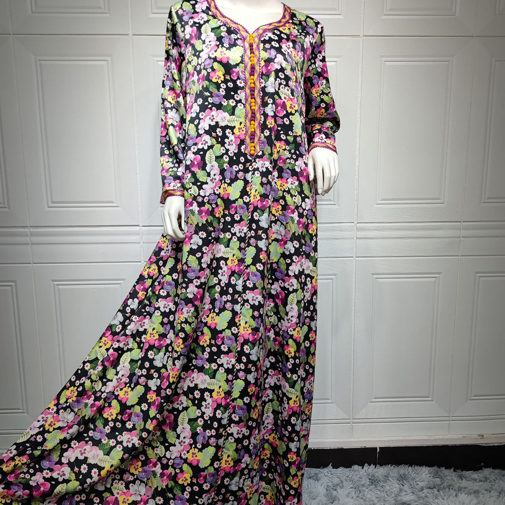 جلابية دراعة مشجرة انيقة - Lagonna | لاقونا جلابية دراعة مشجرة انيقة - Lagonna | لاقونا