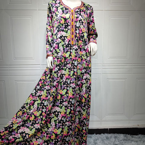 جلابية دراعة مشجرة انيقة - Lagonna | لاقونا جلابية دراعة مشجرة انيقة - Lagonna | لاقونا