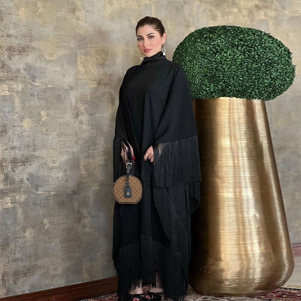 جلابية راقية اطراف هدب - Lagonna | لاقونا جلابية راقية اطراف هدب - Lagonna | لاقونا