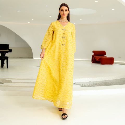 جلابية تصميم ياباني - Lagonna | لاقونا جلابية تصميم ياباني - Lagonna | لاقونا