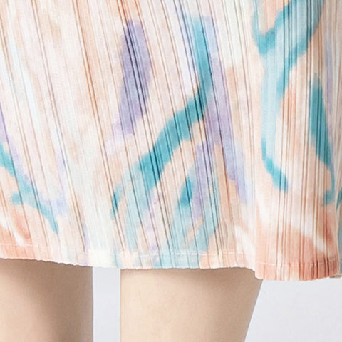 فستان سهرة تصميم كوري بدون اكمام و ياقة عالية - Lagonna | لاقونا