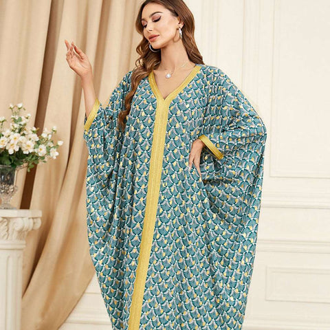 جلابية تصميم دراعة كويتي مشجر جلابية تصميم دراعة كويتي مشجر