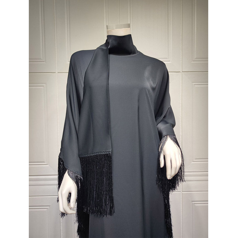 جلابية راقية اطراف هدب - Lagonna | لاقونا جلابية راقية اطراف هدب - Lagonna | لاقونا