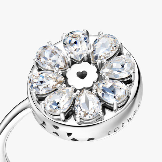 سوار ذكي تصميم فلاور ان لييف بقطع مجوهرات كريستالية - Lagonna | لاقونا