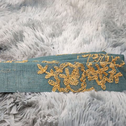 جلابية تطريز ذهبي مع حزام - Lagonna | لاقونا جلابية تطريز ذهبي مع حزام - Lagonna | لاقونا