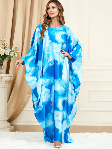 جلابية مموجة اكمام فراشة عصرية - Lagonna | لاقونا جلابية مموجة اكمام فراشة عصرية - Lagonna | لاقونا